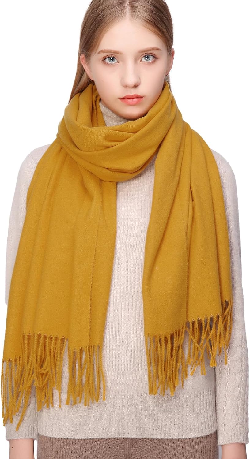 RIIQIICHY Scarfs for Women Fall Winter Pashmina Shawls and Wraps for Evening Dresses Wedding Shawl Blanket Scarves