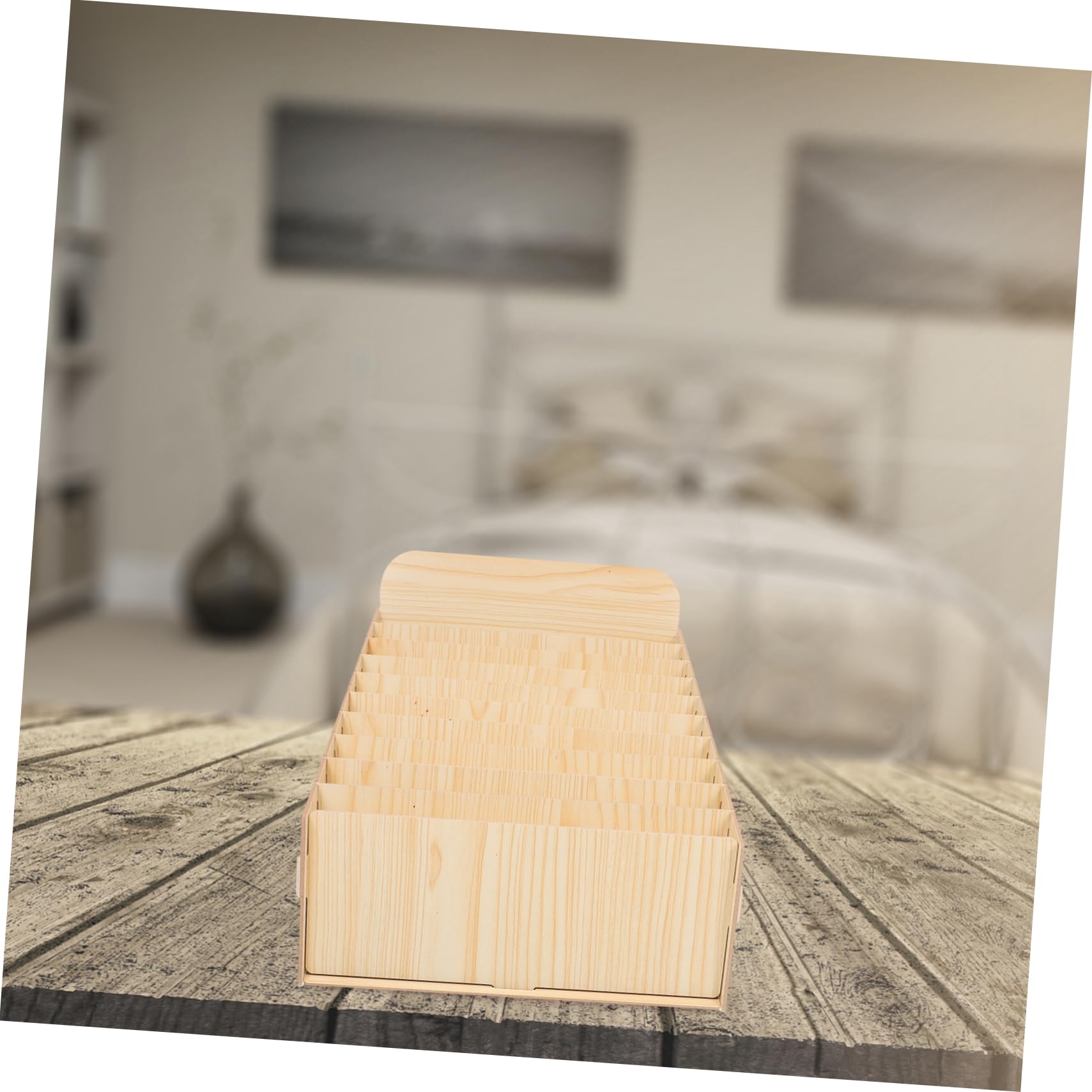 DOITOOL Organizer Da Scrivania in Legno Con Scomparti Per Ordinare Posta Fatture e Documenti Grande Capacità Di Archiviazione Per Ufficio Casa o Negozio