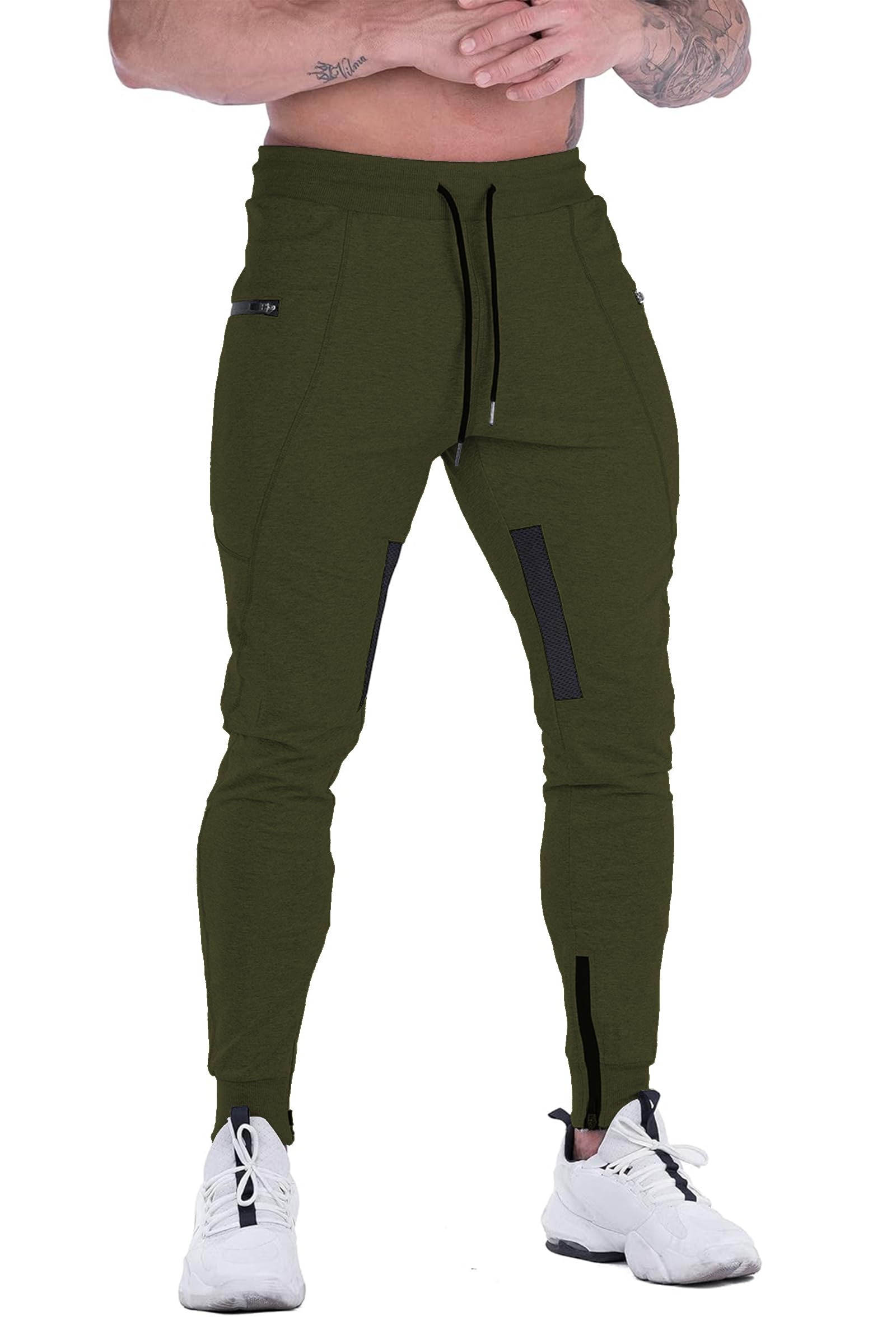 Mens Joggers Sweatpants Slim Fit Workout Training Gym Jogger Pants