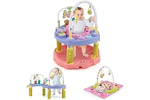 3-in-1 BABY JOY Baby Bouncer Activity Center & Table