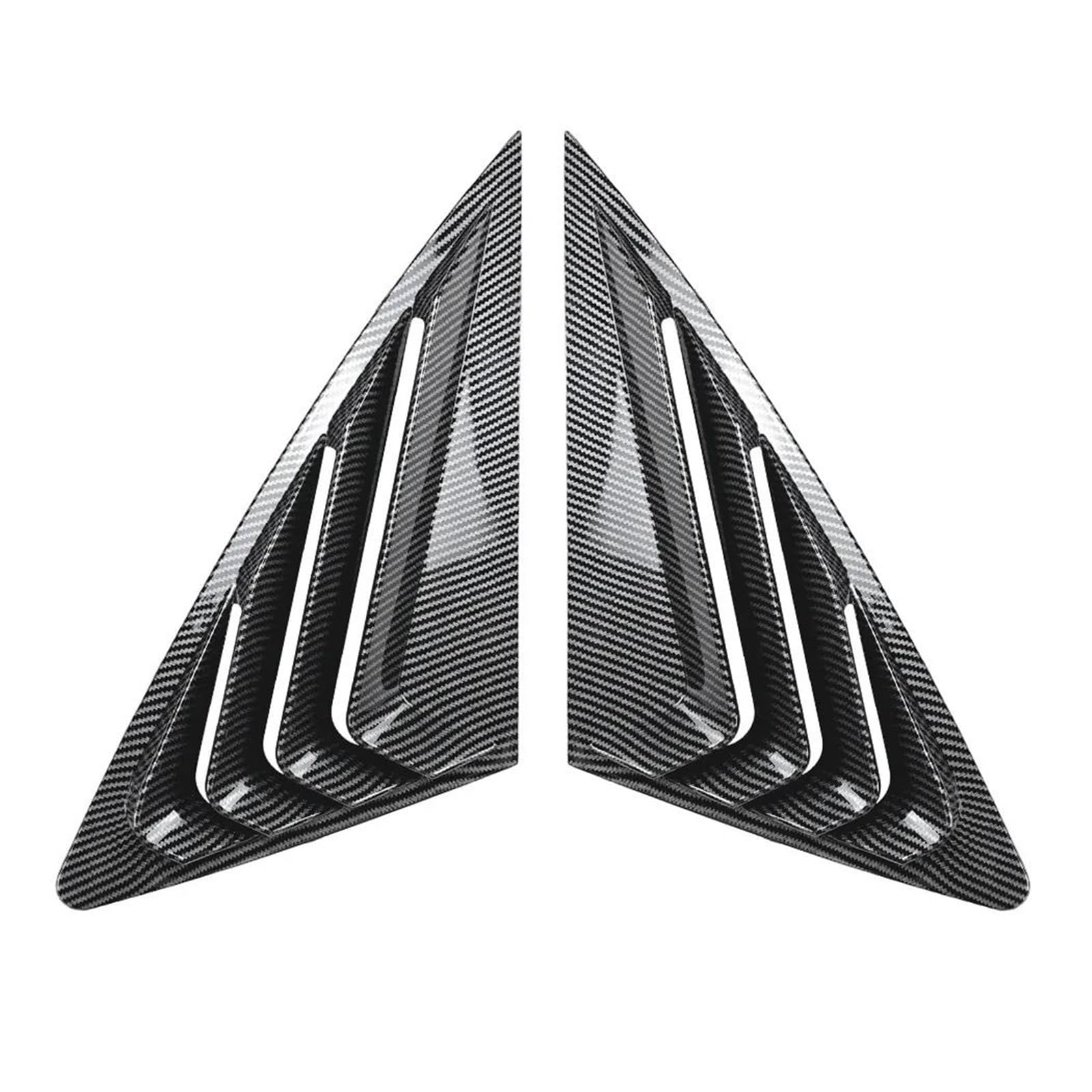Laterale Lunotto Posteriore Ala Trim Per Q3 Per F3 Sportback 2019 2020 2021 2022 2023 2024 ABS Tuning Triangolo Posteriore Finestra Ombra Spoiler Kit Corpo Vettura | Carbon Fiber look