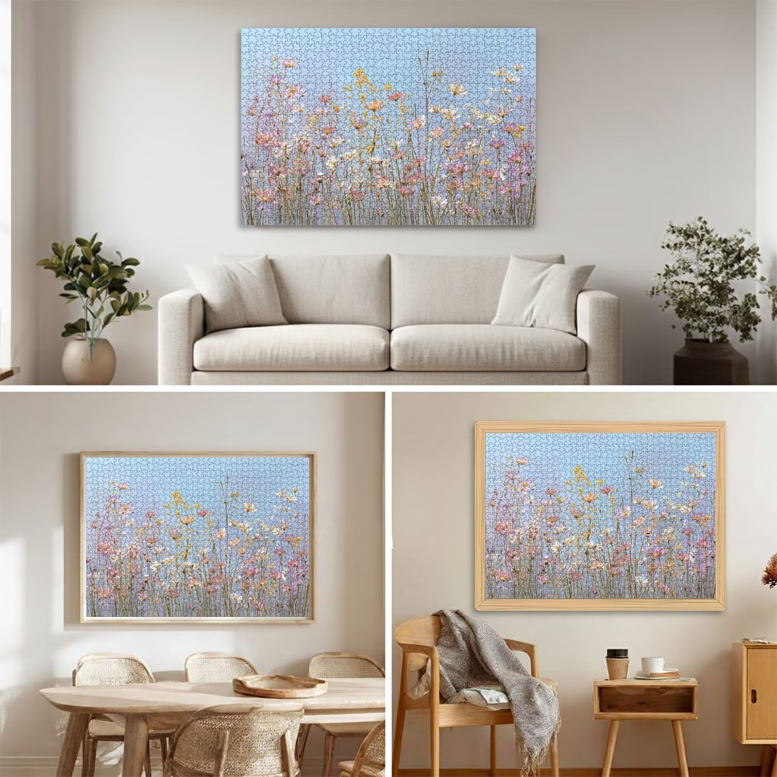 4000 Pezzi Puzzle Adulti - Flower & Rosa - Fabbricazione in Legno Robusto (Forma Classica) - Decorazione Murale con Poster - Prodotto Riservato ad Adulti e 14 Anni in Su (147x105cm) P3#415