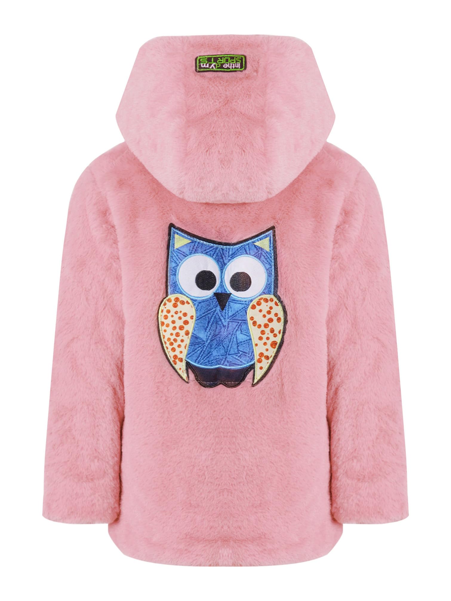 YiZYiF Cappotto con Cappuccio Ragazze Invernale Elegante Giubbotti in Finta Pelliccia Faux Caldo e Spesso Antivento Giacca Parka Imbottito Manica Lunga per Bambine