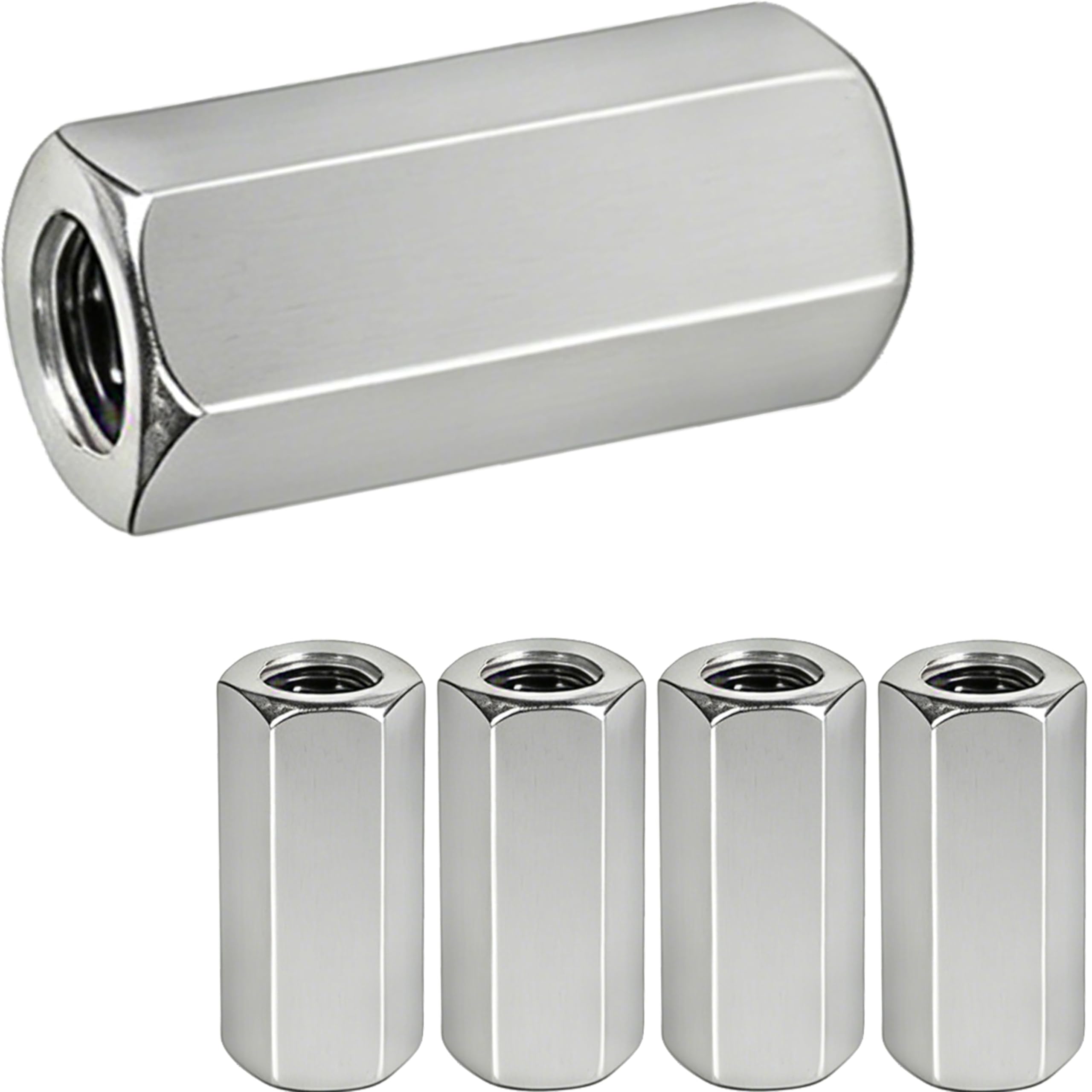 304 Stainless Steel Coupling Nuts - M6 x 1.0 -11 304 Stainless Steel Coupling Nuts - M6 x 1.0 -11