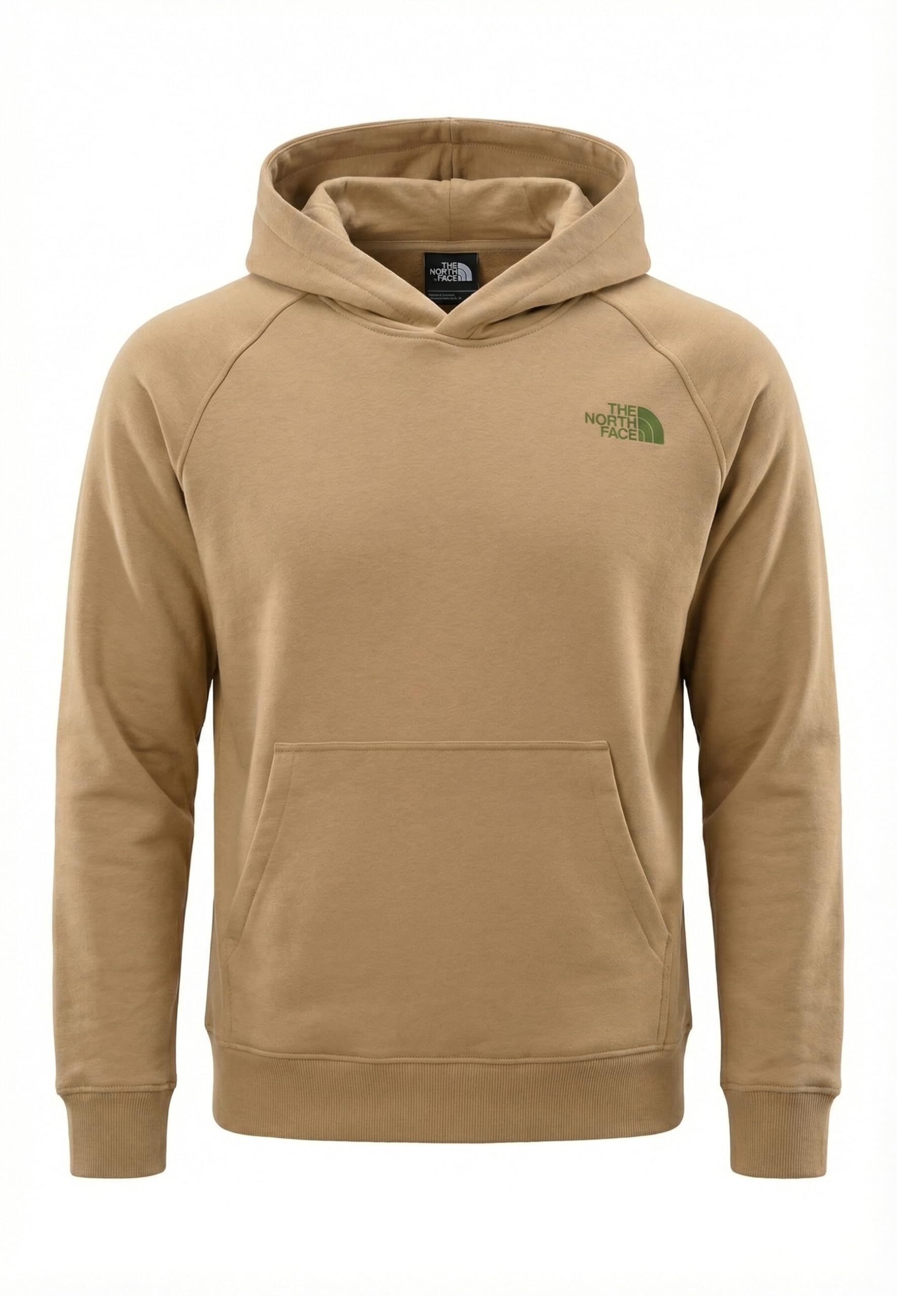The North Face Men's Raglan Box Nse Regular Hoodie, Khaki Stone, S