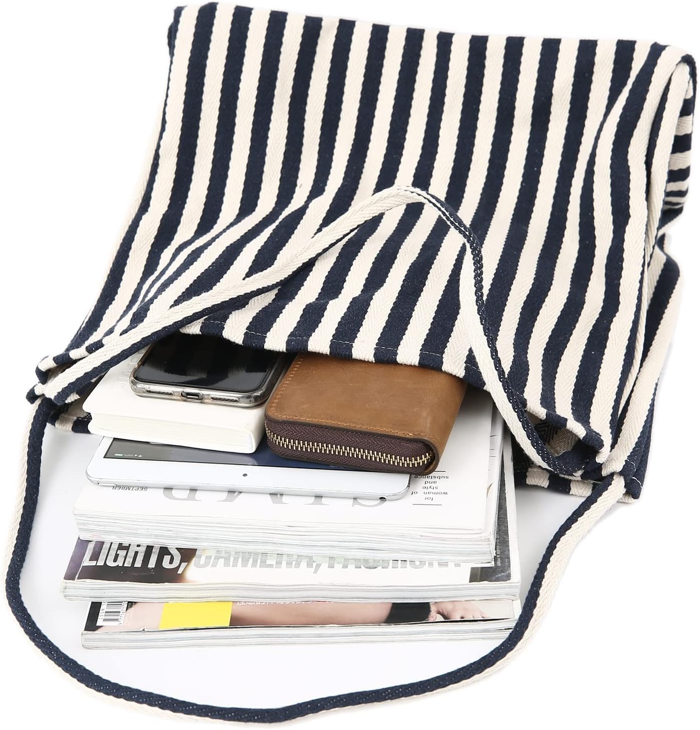 Women's Tote Bag Large Canvas Shoulder Bag Hobo Bag Loose Bag Daily Working Handbag Beach Bags For Women - Image 5