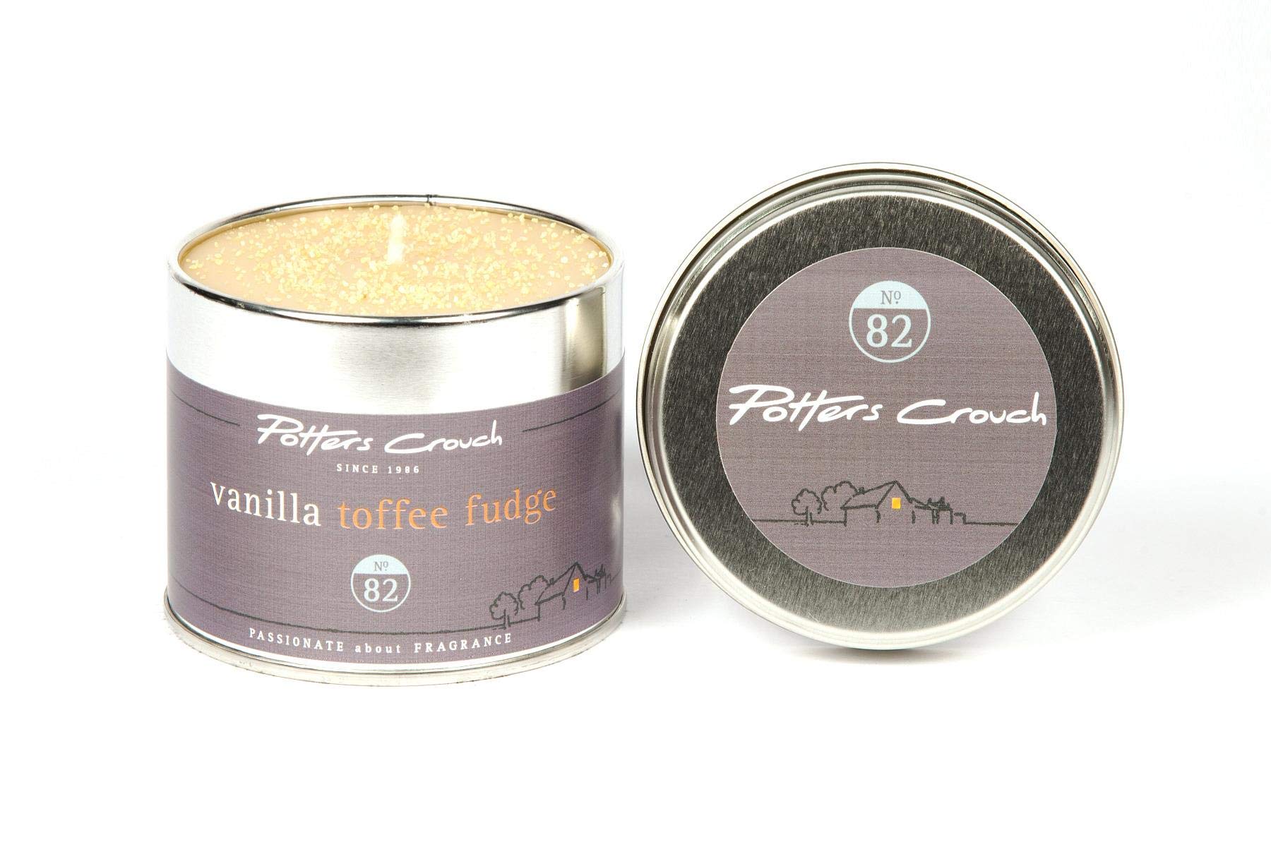 Potters Crouch Vanilla Toffee Fudge Candle Tin