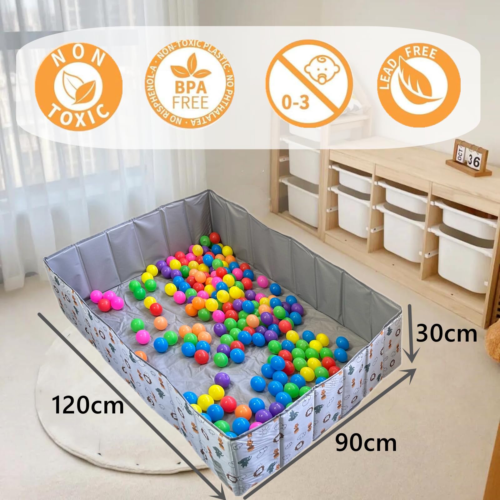 Piscina palloni Piscina per bambini Pieghevole Parco giochi Piazza
