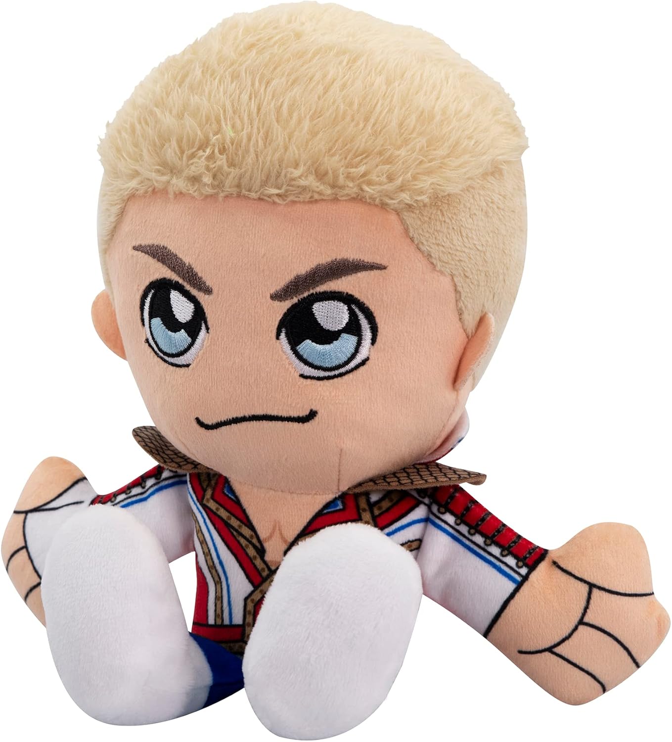 Bleacher Creatures WWE Cody Rhodes 8" Kuricha Sitting Plush- Soft Chibi Inspired Toy