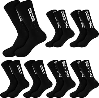 6 Pairs Groomsmen Socks Wedding Casual Groom Dress Socks Men's Funny Novelty Groom Crew Socks Groomsman Best Man Groom Wedding Socks for Wedding Groomsman Multicolor