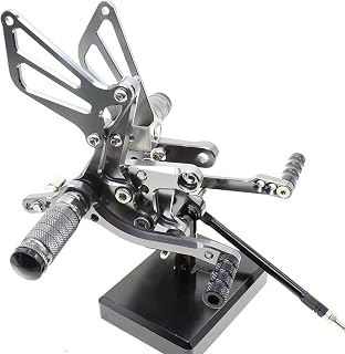 Ajustável apoio para os pés da motocicleta apoio para os pés conjunto traseiro apoio para os pés peg para suzuki gsxr1000 2000-2004/ gsxr750 1996-2005/sv650/sv650s sv1000/s1998-2014