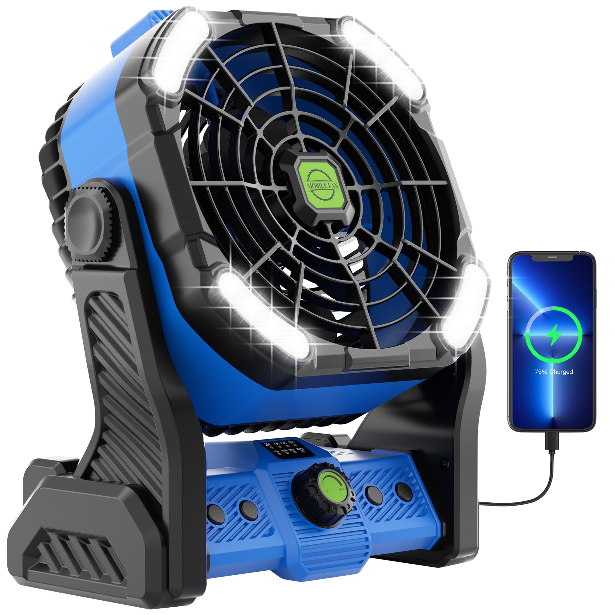 TDLOL 20000mAh Portable Fan