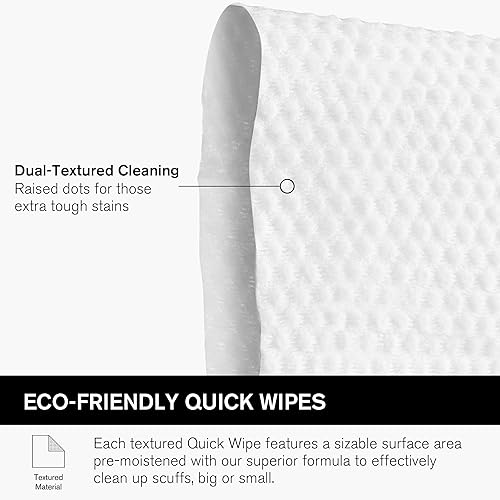 Miniatura 2 de Jason Markk Toallitas rápidas a base de plantas, limpiador de zapatos, paquete de 30, empaquetadas individualmente, cuidado de los tenis, ideal para