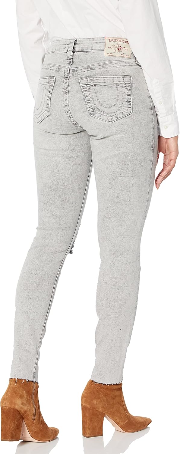 True Religion Women's Jennie Mid Rise Super Skinny - Image 2