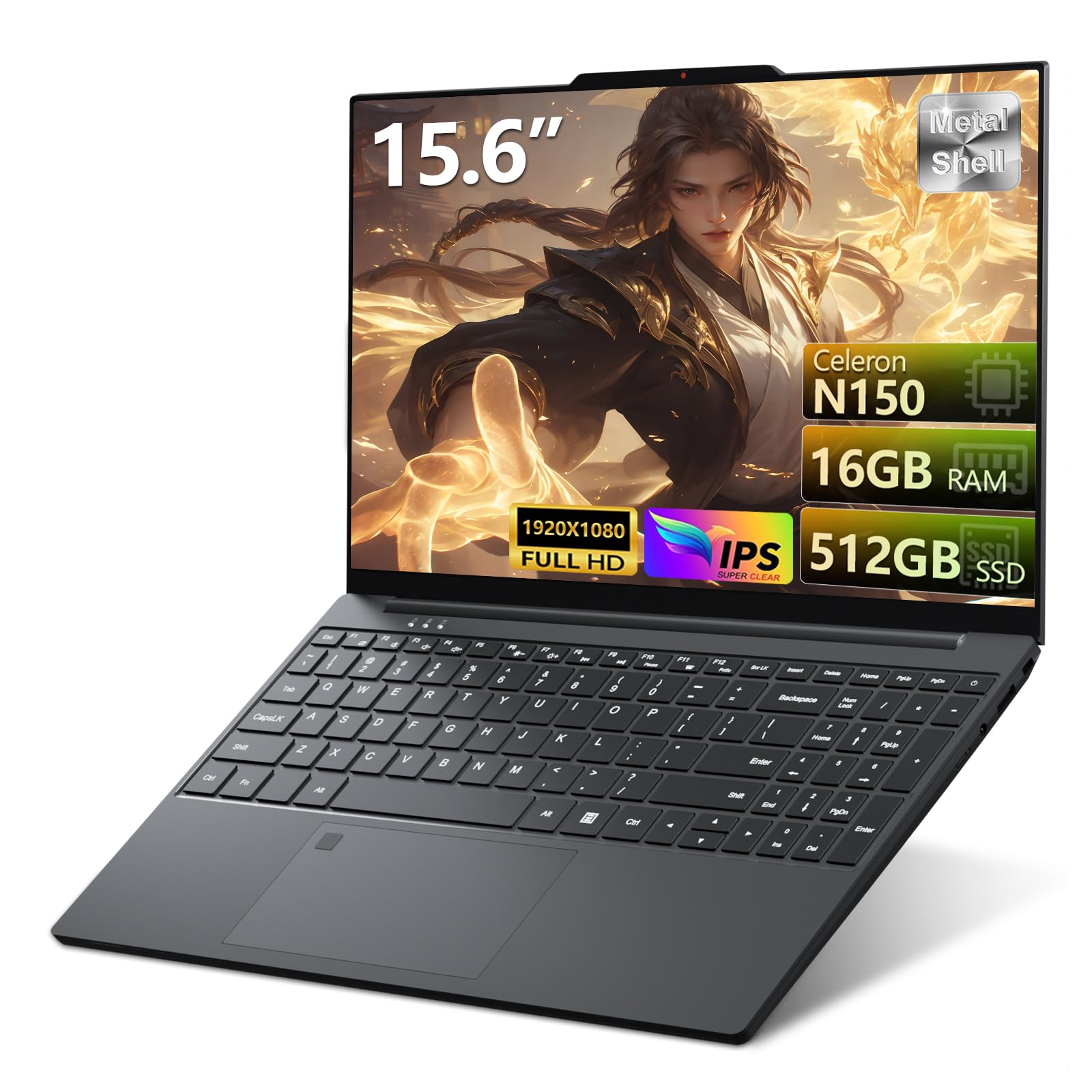 2026 Laptop, Laptop Computer with Twin Lake N150 CPU, Lap top PC with 16GB DDR4 512GB SSD…