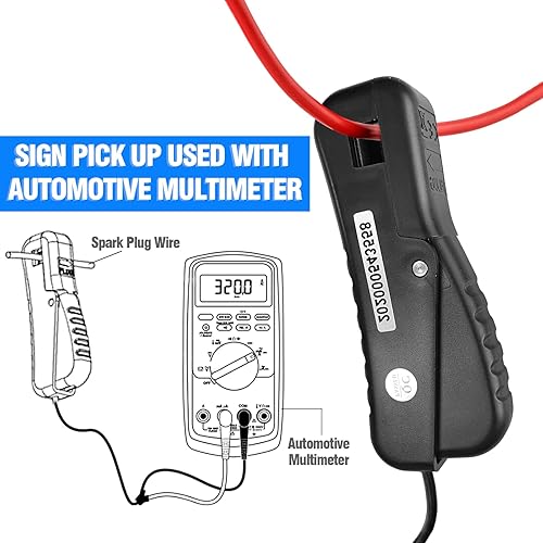 Miniatura 6 de Medidor automotriz RQ-705A, probador automotriz del circuito de la sonda de energía para los motores automotrices, metro automotriz