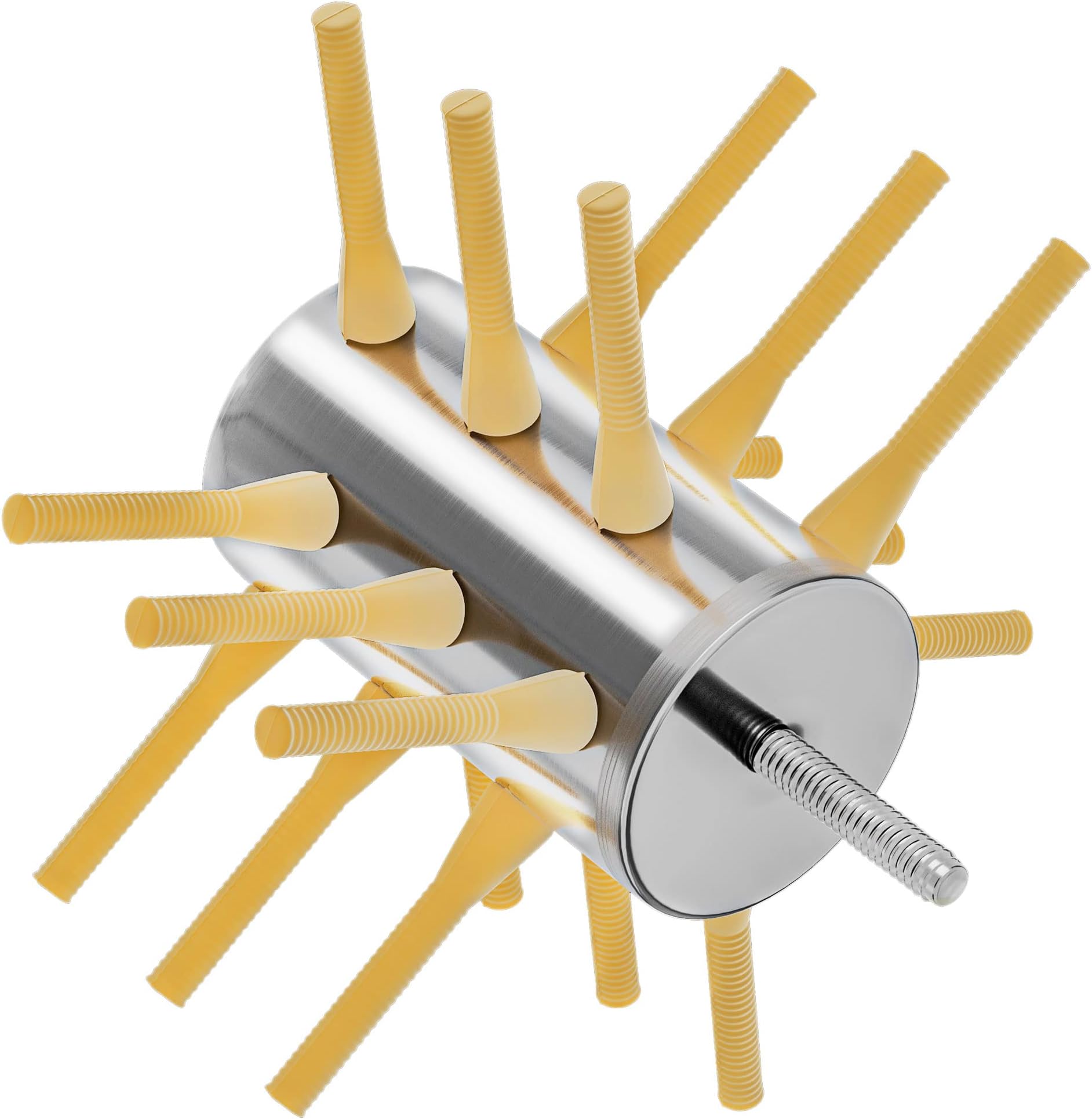 YardYield Chicken Plucker Drill Attachments 18 Fingers Chicken Feather Plucker Machine Stainless Steel Drill Chicken Plucker for Small Chicken Quail Pigeon