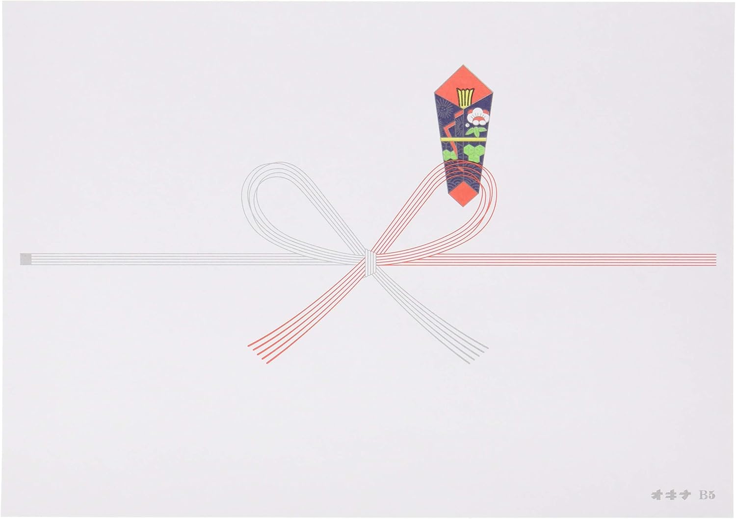 Okina NC291 Double Use Paper for Celebrations, B5, 100 Sheets