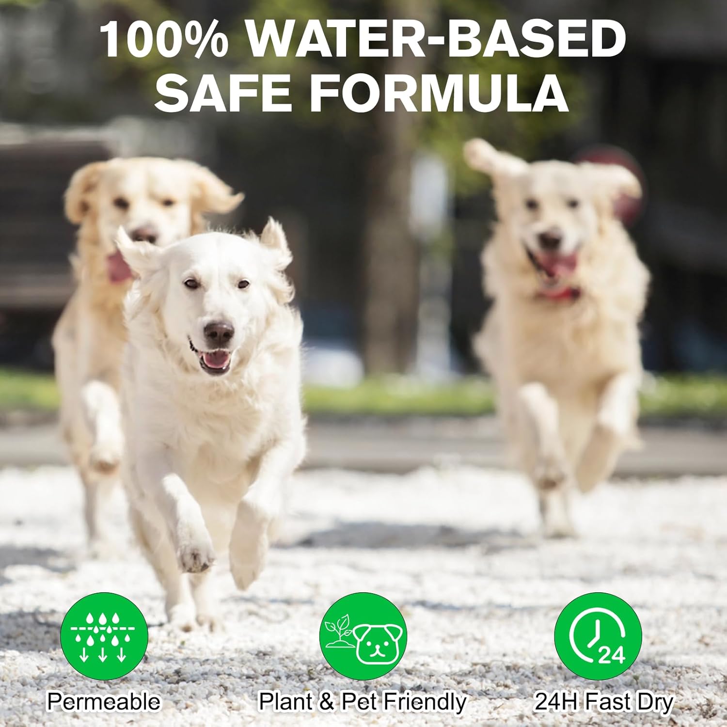 Rock Glue, Mulch Glue for Landscaping with Sprayer, Pea Gravel Binder Concentrate, Heavy Duty Landscape Adhesive Spray for Rocks, Mulch Anchor for Garden Beds, Fast Dry Safe for Plants Pets 1 Gallon