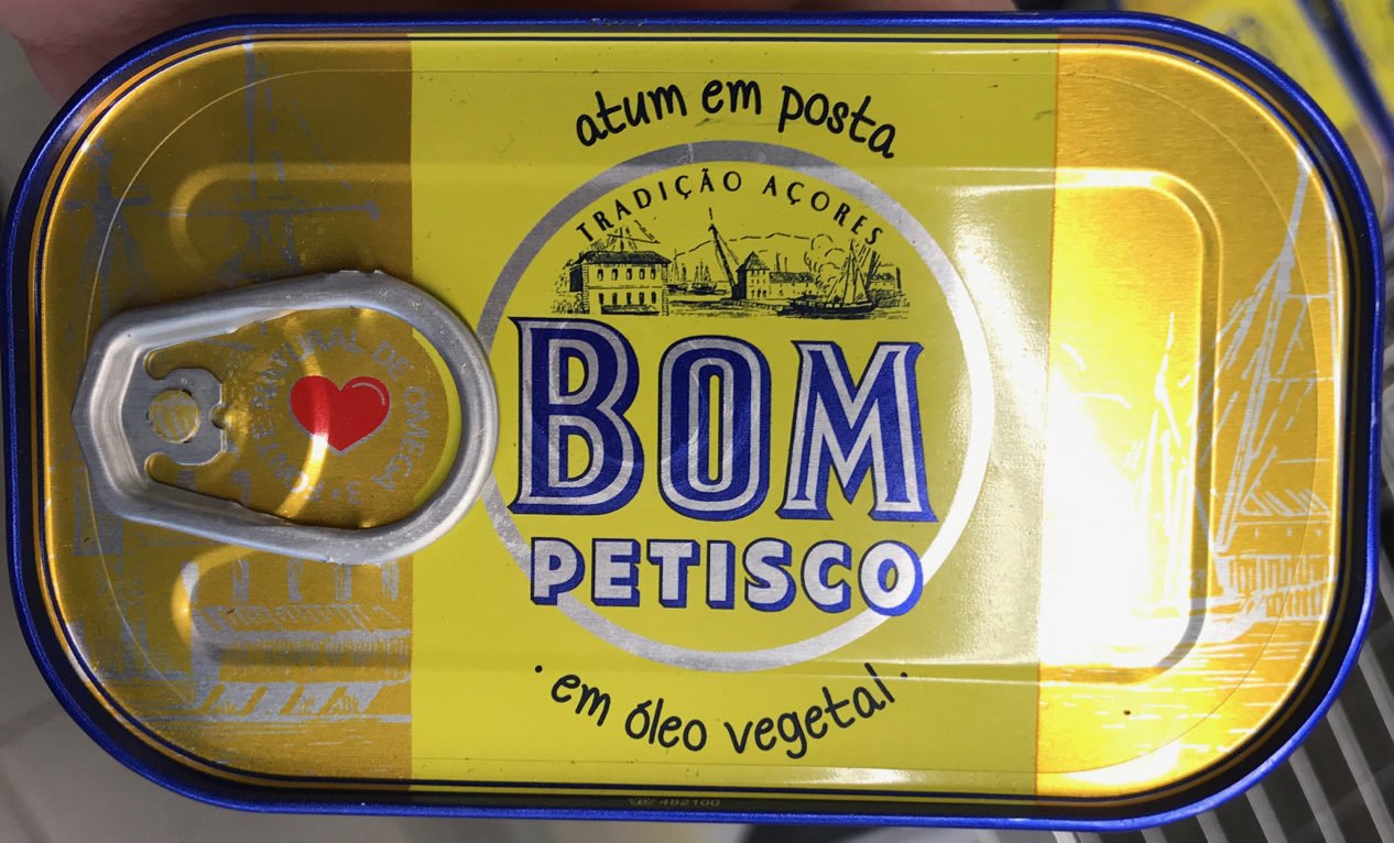 Bom Petisco - Thon Entier Huile Vegetal 120 g (50 Boxen)