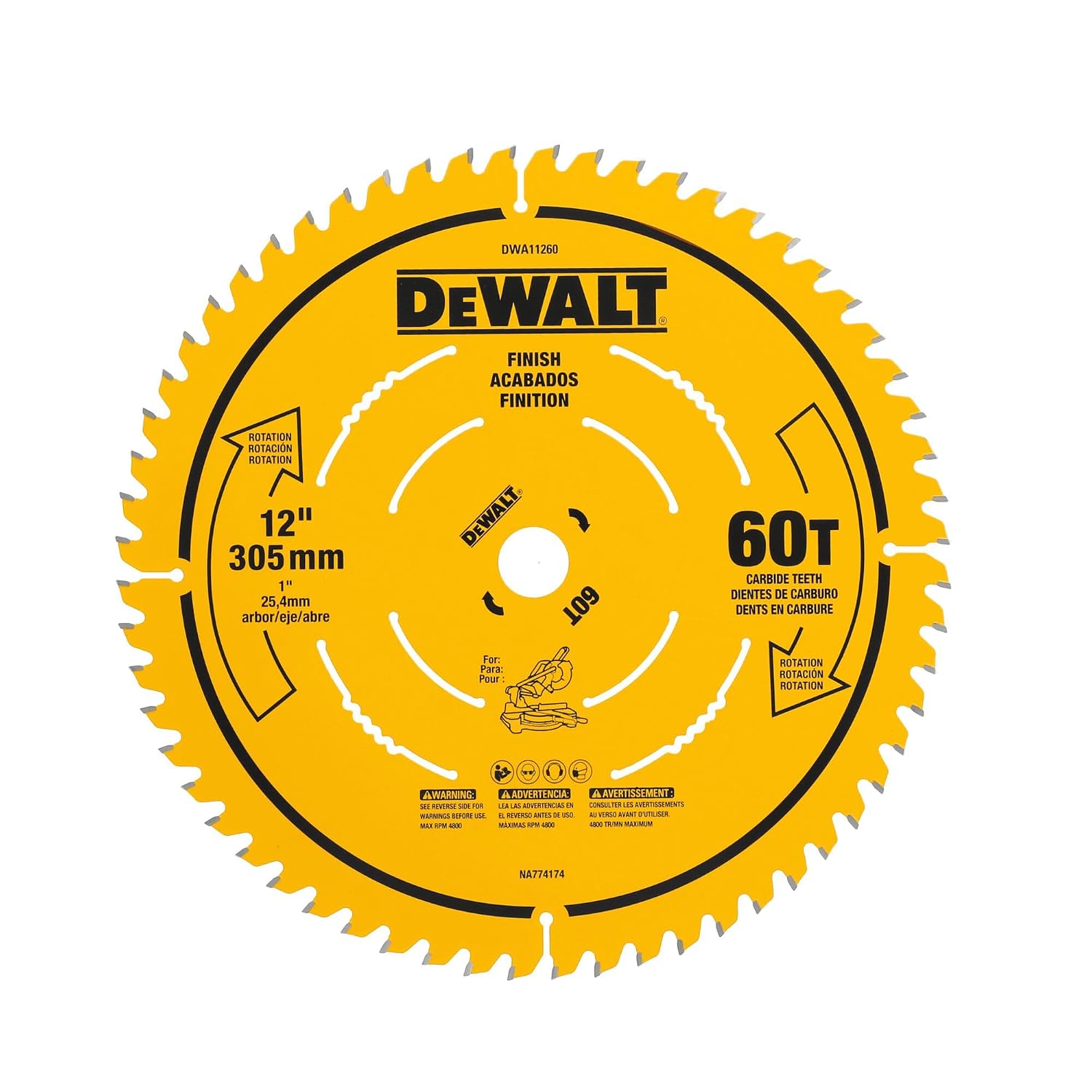 DEWALT 12 in. 60T Blade