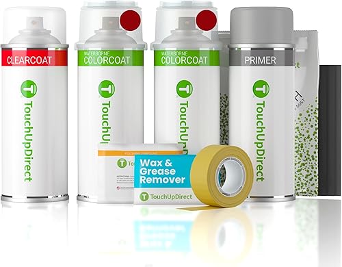 Vista 189 de TouchUpDirect WA926L/59 Quicksilver Metallic Compatible con GMC Exact Match - Aerosol de pintura de retoque - Kit esencial Quicksilver Metálico