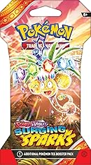 Pokemon TCG Surging Spark – Single Booster Pack – Pack Art May Vary - 10 Cards
