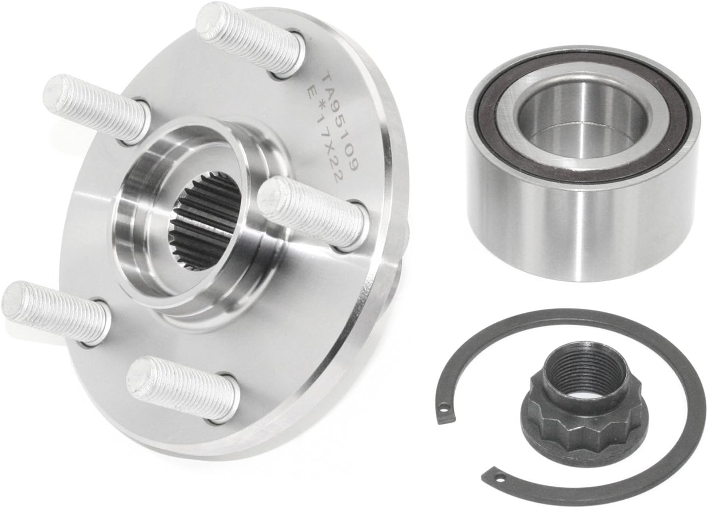 DuraGo 29596084 Front Wheel Hub Kit, 1 Pack