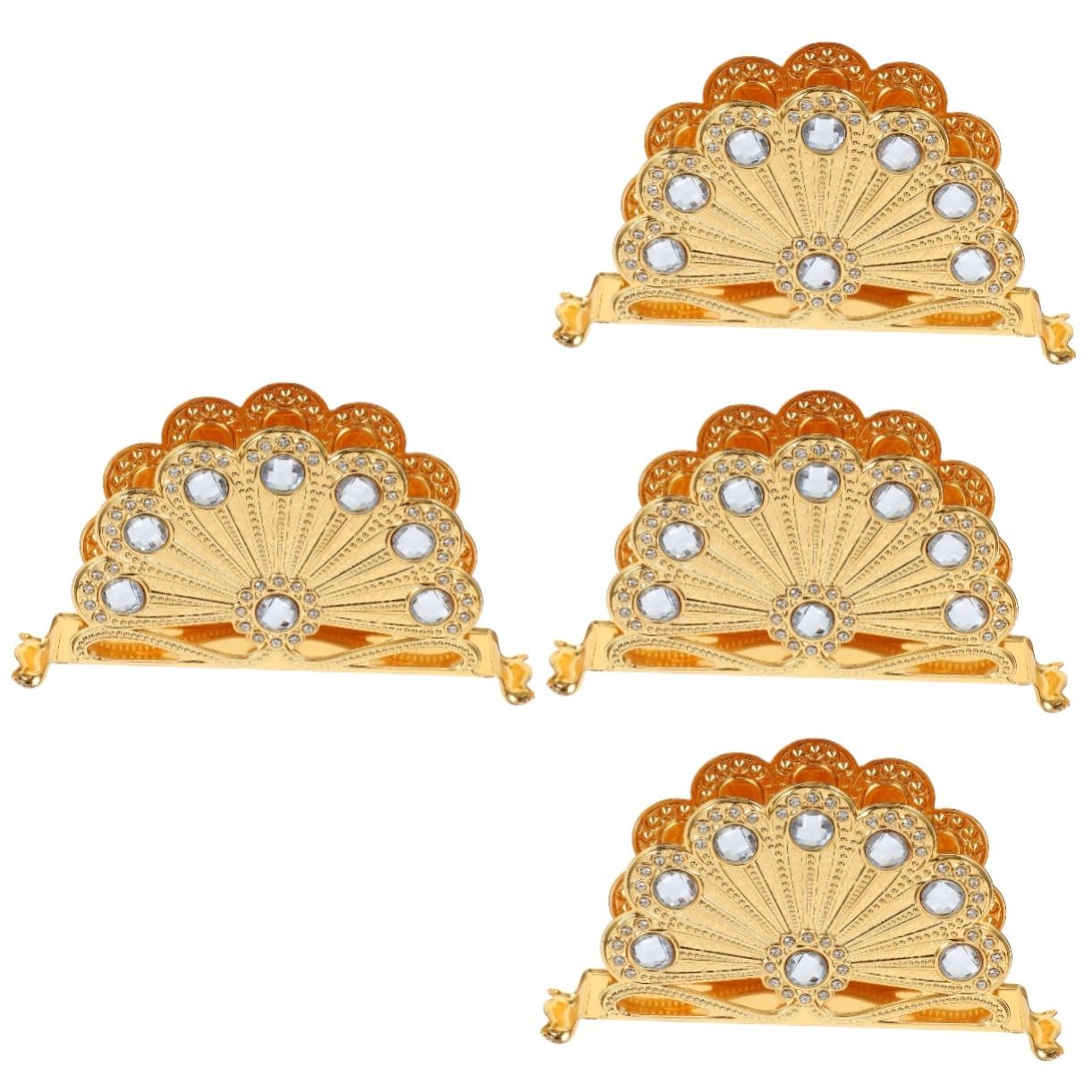 Amosfun 4 Soportes para Toallas De Papel Dispensador De Toallas De Papel Servilletero Soporte para Servilletas Dispensador De Almacenamiento De Servilletas Soporte para