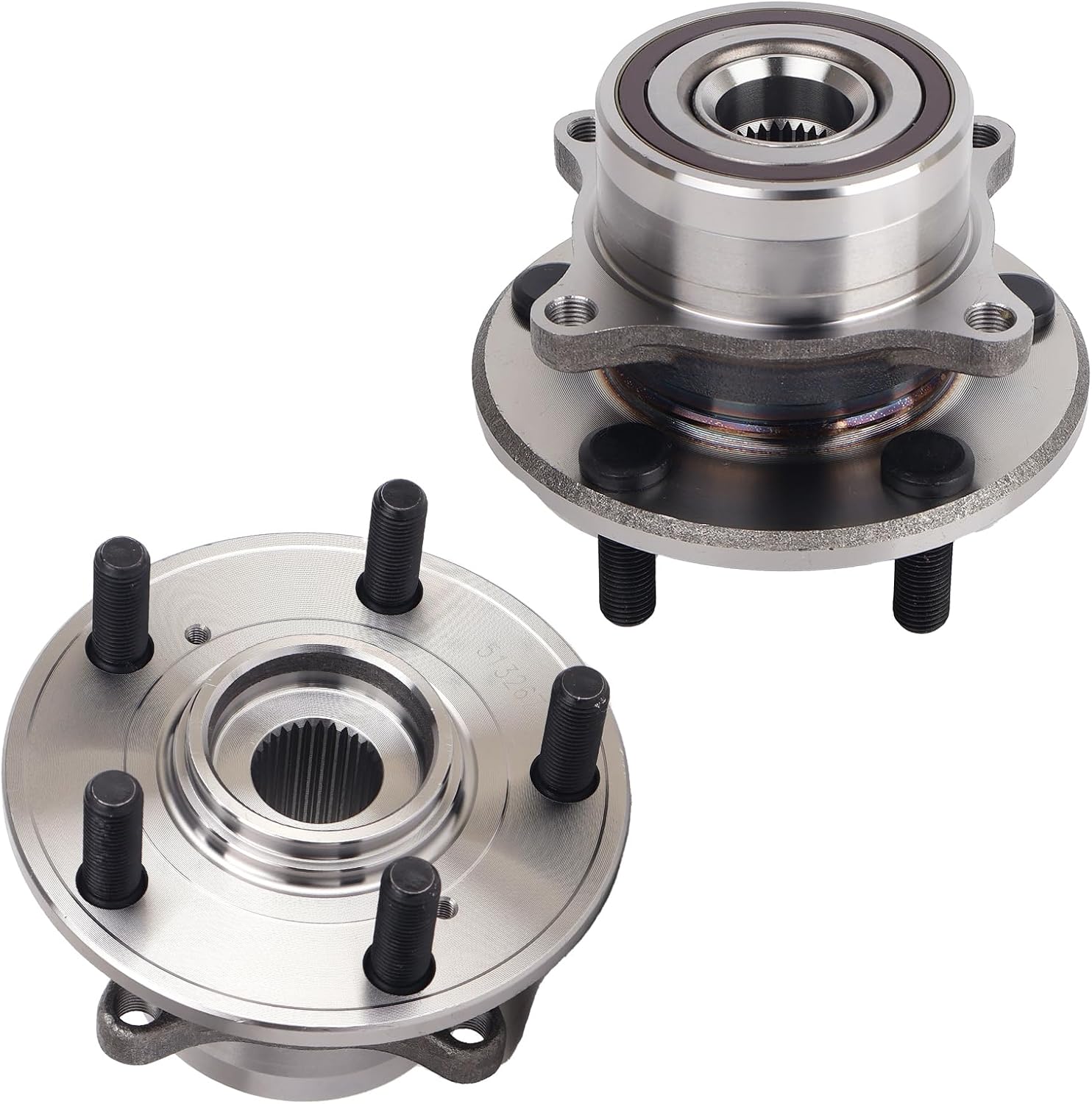 Autoround 513267 [2-Pack] Front Wheel Bearing and Hub Assembly fit for Honda Pilot 2009-2015, Acura MDX/ZDX 2007-2013, 5 Lug w/ABS