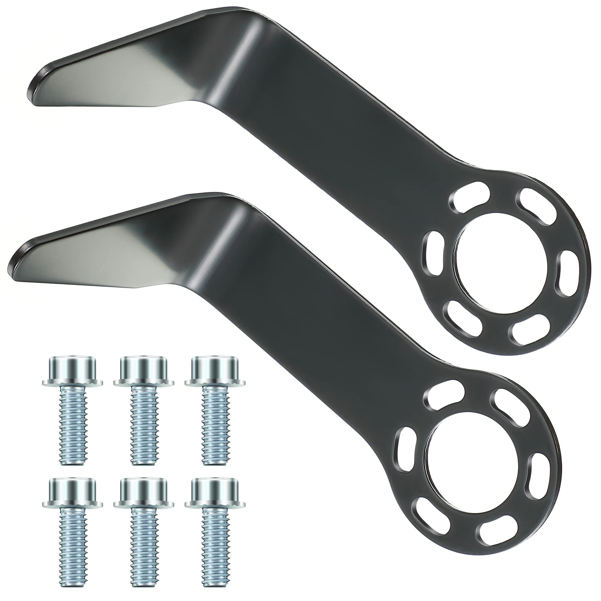 Gulfmew 889661M Steel L Shaped Rafter Hook Replacement with Bolt, Pneumatic Tool Rafter Hook Compatible with Hitachi Nail Gun NR83A5, NR83A5(S),