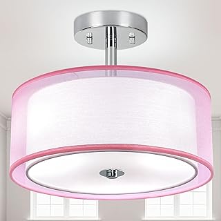 Depuley 3-Light Semi Flush Mount Ceiling Ligh...,