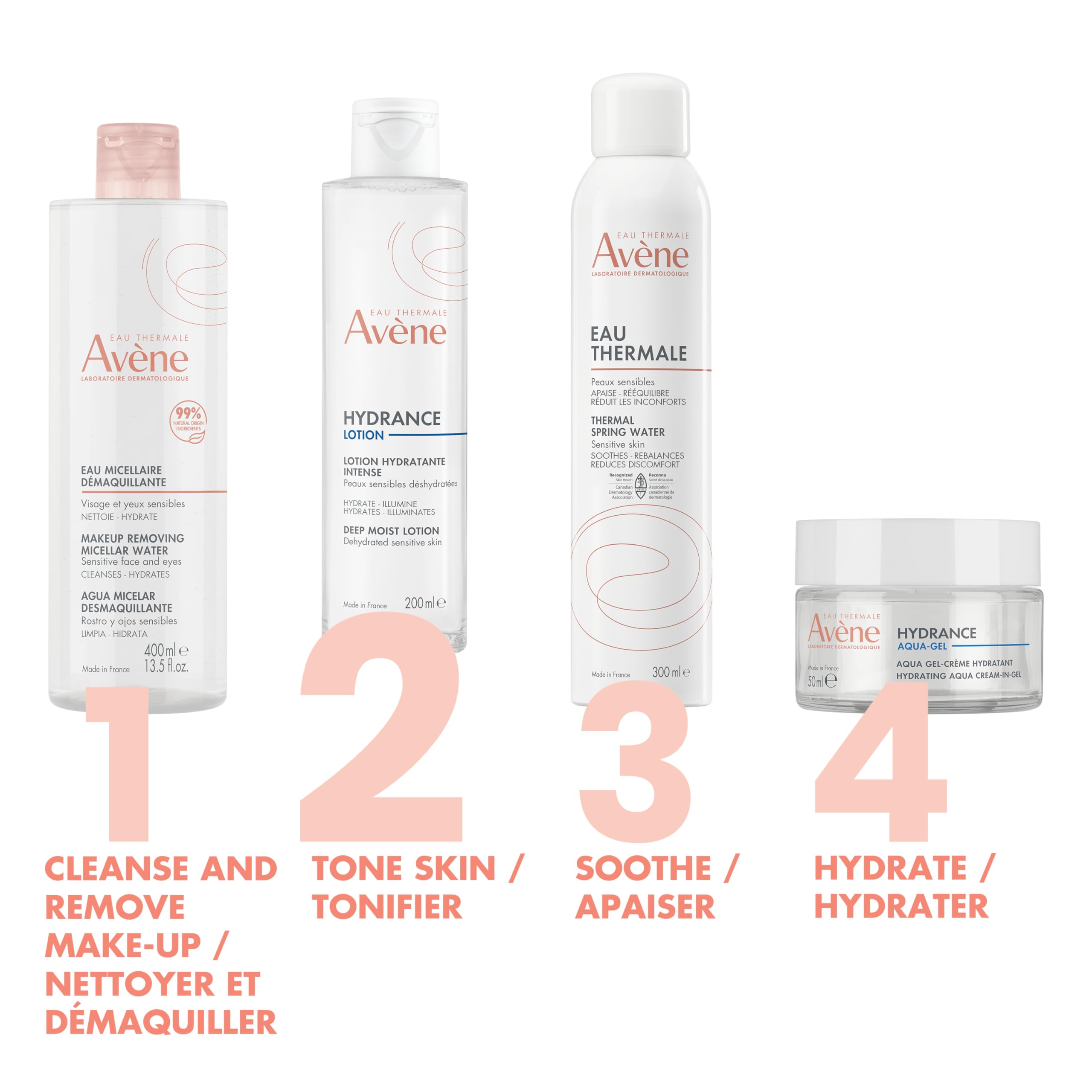 Avene Hydrance Lotion 6本セット Eau Thermale Avène Hydrance Deep Moist Lotion, Toner For Sensitive