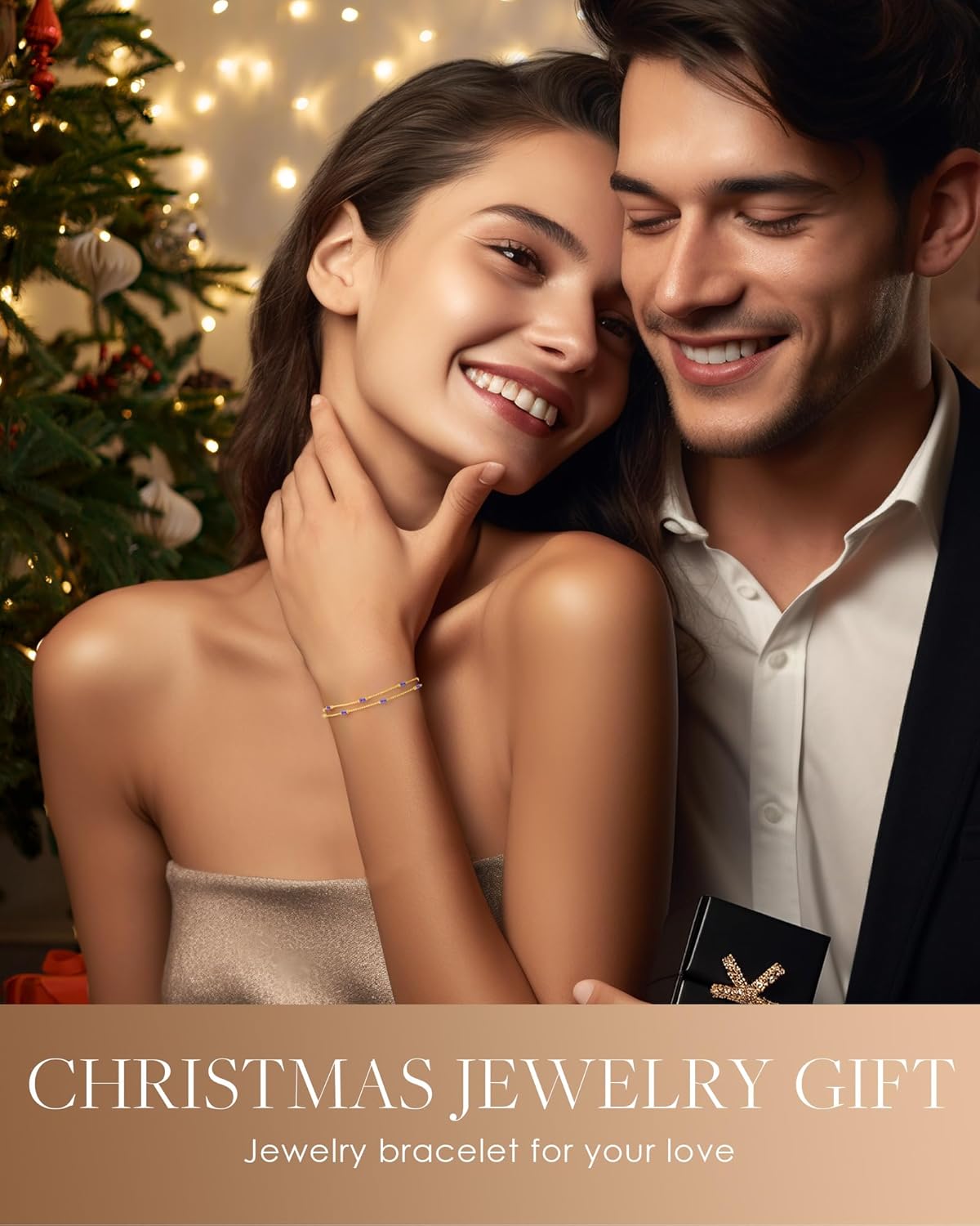 LOUISA SECRET Birthstone Bracelets for Women, 925 Sterling Silver Dainty Simple Women Charm Link Bracelet, Birthday Anniversary Christmas Jewelry Gifts for Women Wife Mom Her - Image 2