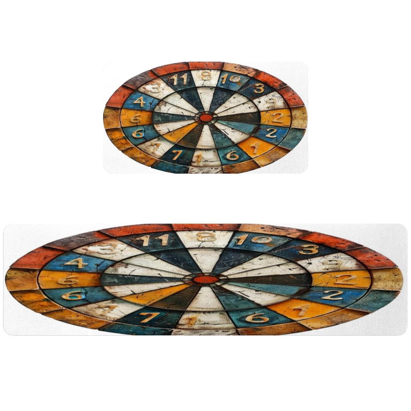 Alfombrillas de cocina absorbentes, juego de 2 tapetes antideslizantes para pasillo y lavado
