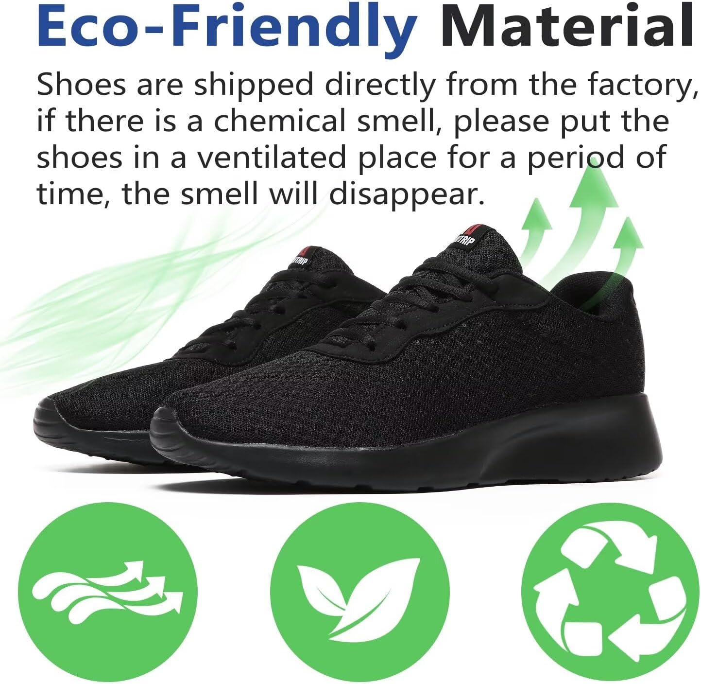 MAIITRIP Mens Walking Shoes,Ultra Lightweight Breathable Tennis Running Shoes Mesh Non-Slip Casual Comfortable Fashion Sneakers Work Gym Workout Athletic Sport Cuhioning Trainers - Image 2