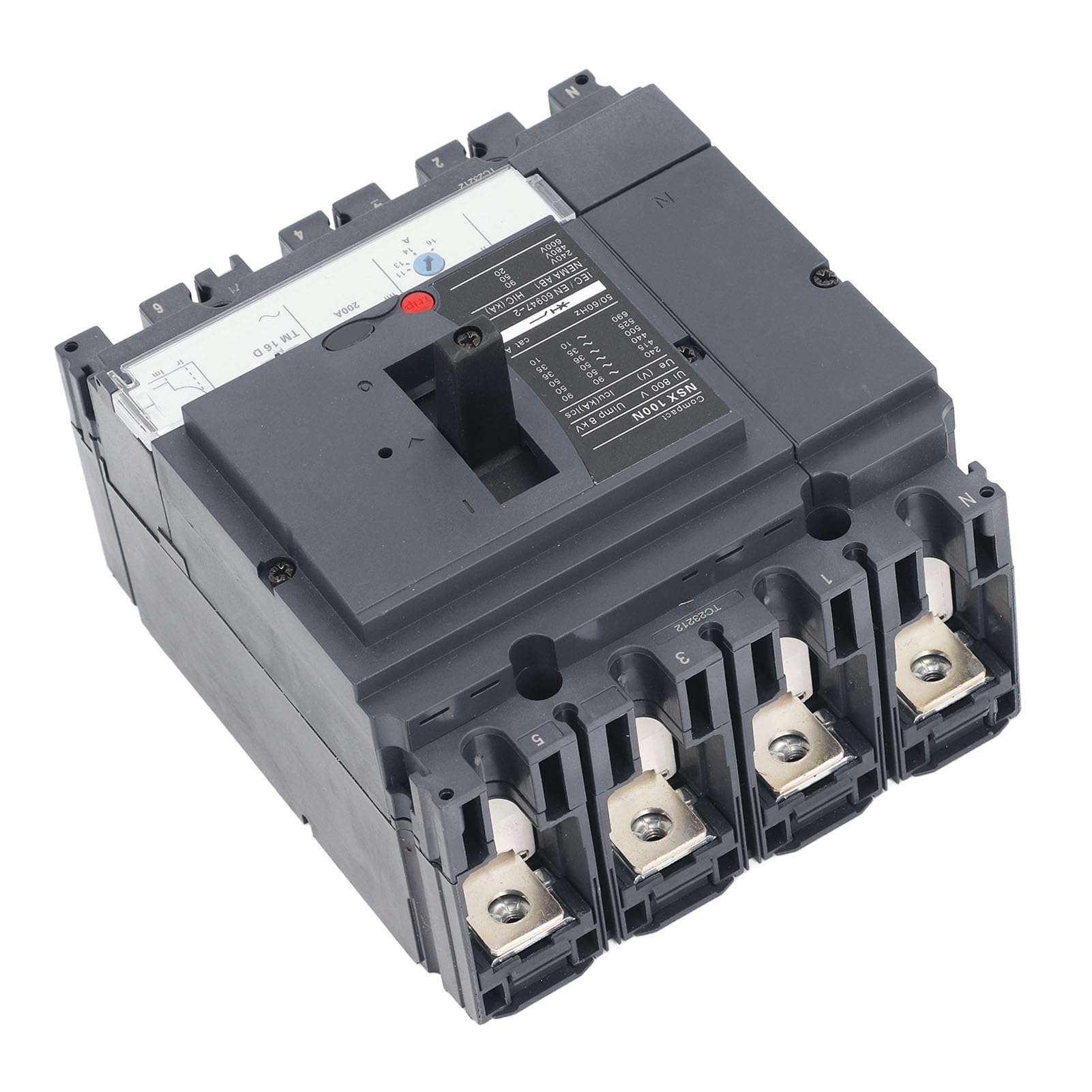 Kadimendium Wyłącznik Automatyczny 4P Kompaktowy i Wysokowydajny Wyłącznik Różnicowoprądowy 100 A do zastosowań Elektrycznych 220 V 380 V