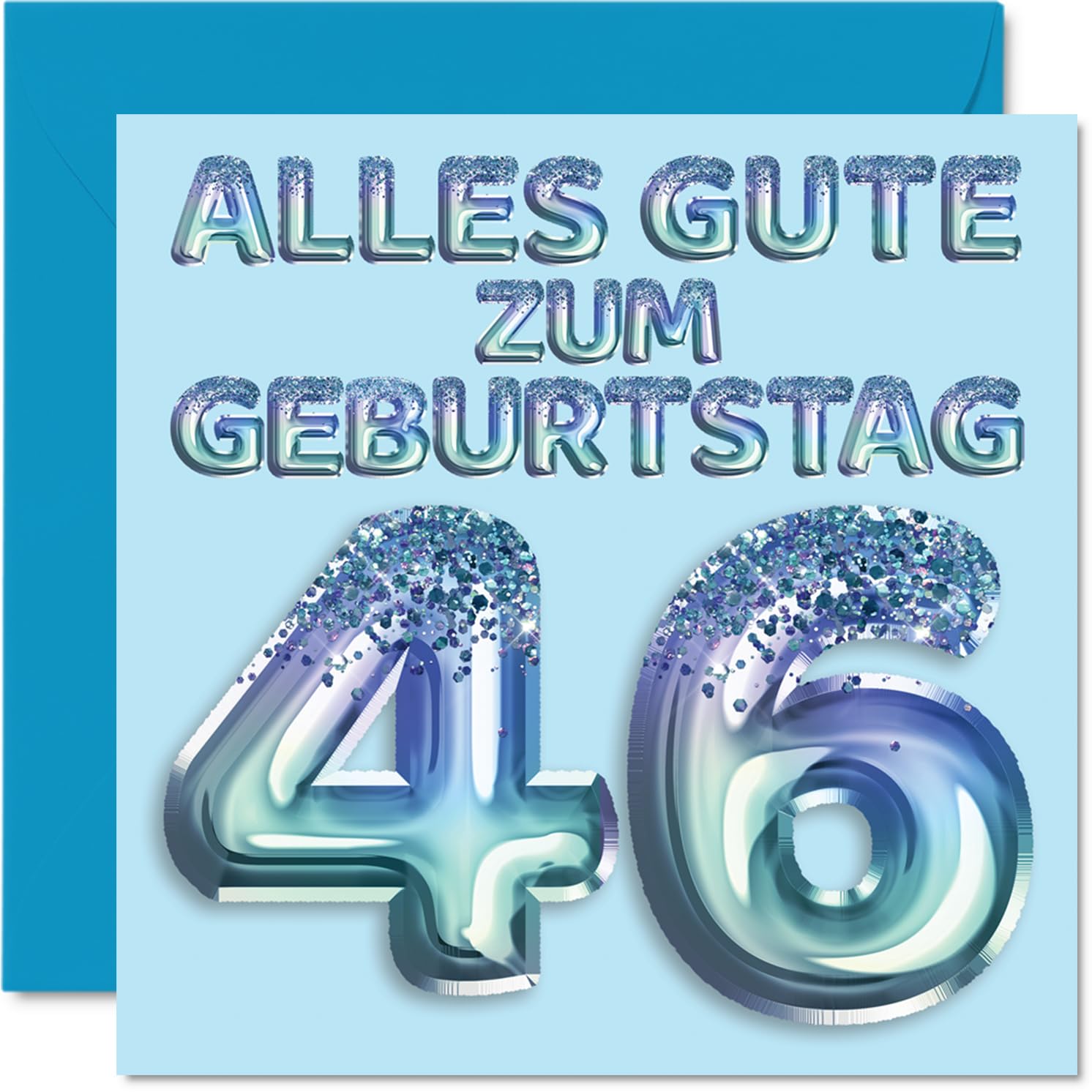 Stuff4 Carte D'anniversaire 46 Ans Pour Homme Et Femme – 16802 Days Old – Carte Humoristique Pour Adulte 46 Ans 46 Ans Pour Frère, Sœur, Fils, Fille, Maman, Papa, 145 Mm X