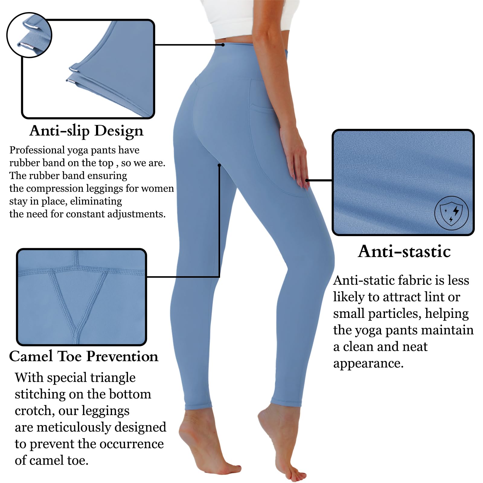 SPACEVIKING Pantaloni da Yoga Donna