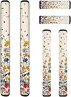 Vista 22 de Juego de 6 fundas para manijas de puerta de refrigerador, protector antideslizante para refrigerador, horno, lavavajillas, mantiene