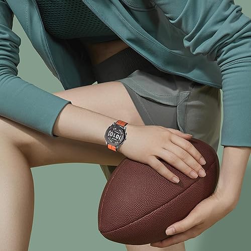 Miniatura 7 de Correa de reloj de 0.866 in compatible con Garmin Fenix 5, bandas de silicona suave de 0.866 pulgadas para Fenix 5Fenix 5 PlusFenix 6Fenix 6