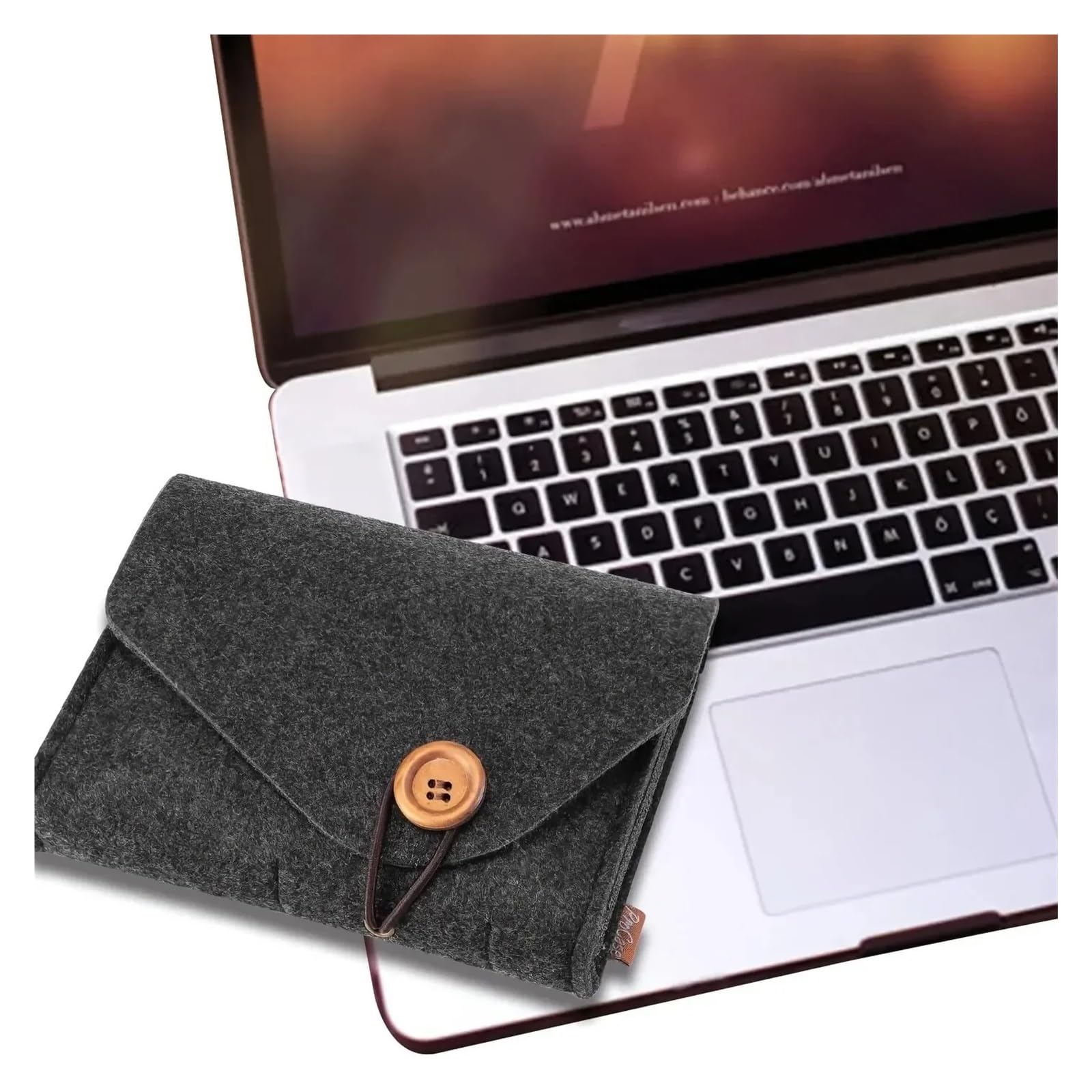 Support Universel Lunettes Auto Organisateur D'accessoires Électroniques Voyage Sac Rangement D'adaptateur d'alimentation en Feutre Étui Câble USB Portable Compact