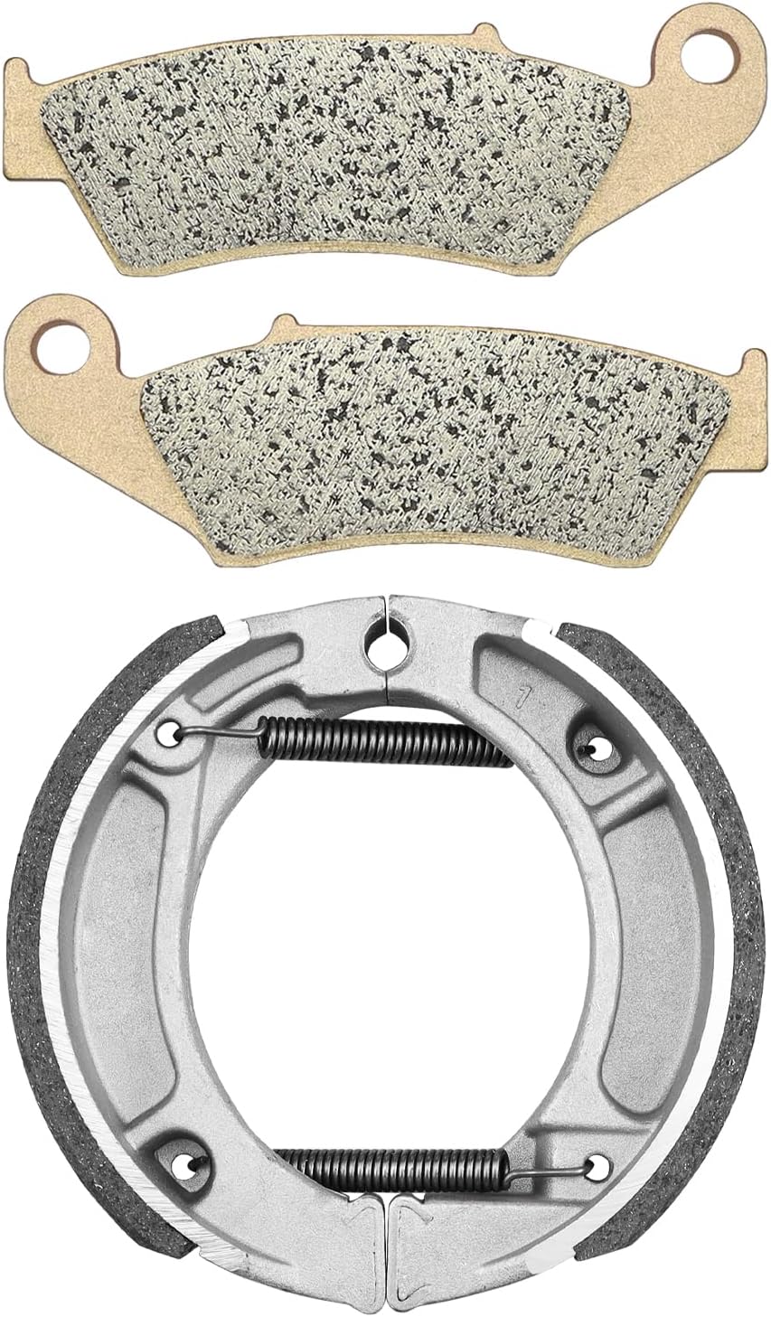 Front Sintered Brake Pads & Rear Brake Shoes for Honda CRF 150F CRF 230F CRF150F CRF230F 2003-2020