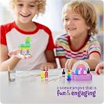 Trousse de préparation de savon à la licorne Dan&Darci - Filles Artisans DIY Âge du projet 6+ Année Vieux Enfants Cadeaux de fille Science STEM Activité Adolescents Cadeau de Pâques Faites vos propres kits Jouets d'artisanat Ages 6 7 8 9 10 11 12 Rose, Rouge