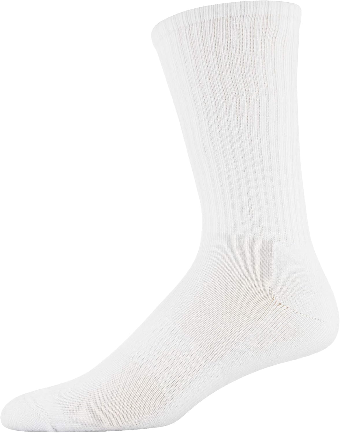 Gildan Men's Performance Crew Socks, 12-Pairs, White, Shoe Size: 6-12 : Clothing, Shoes & Jewelry