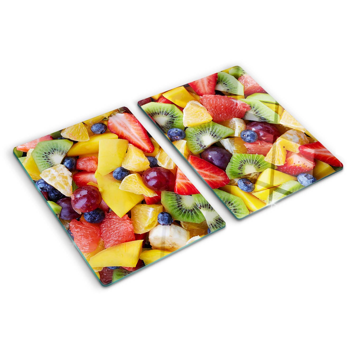 Tapis de découpe en verre 2x40x52cm pour protéger la table induction pendant vos recettes de fruits