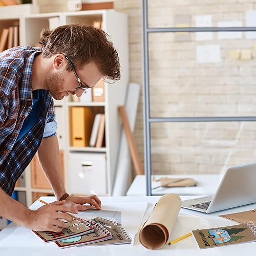 Miniatura 5 de Eaasty Paquete de 32 cuadernos temáticos de campamento y aventura, mini cuaderno en espiral, cuaderno pequeño de bolsillo para niños, campamento y