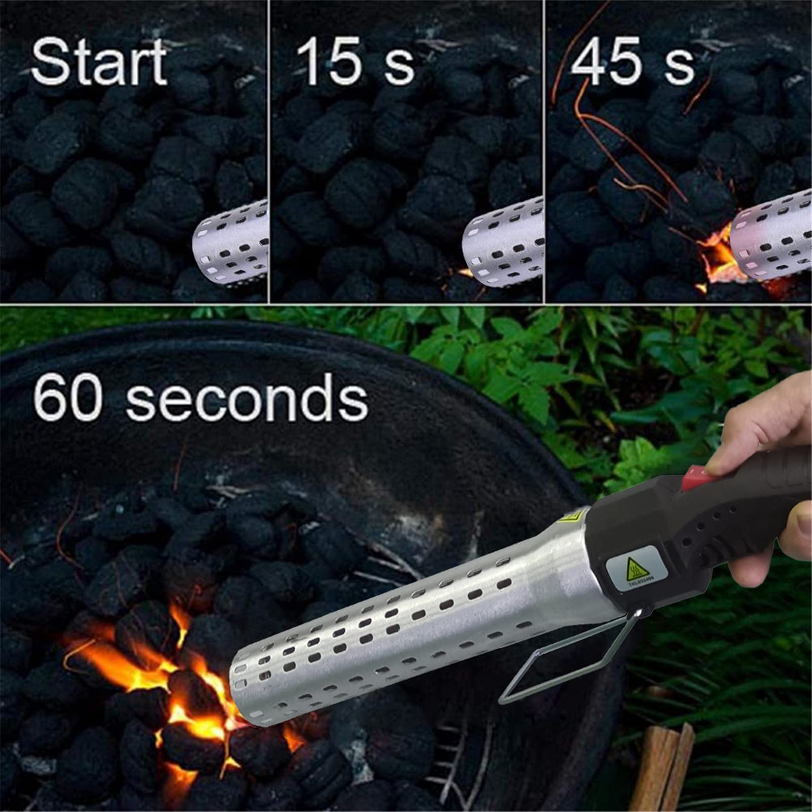 Encendedor de entrante de leña Encendedor de Fuego eléctrico para Barbacoa ARRILLA Accesorios DE Fuego RÁPIDOS RÁPIDOS BBQ BBQ Smoker Grill