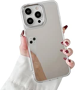 ZTOFERA Mirror Case For IPhone 16 Pro Max, Mirror With Cute 3D