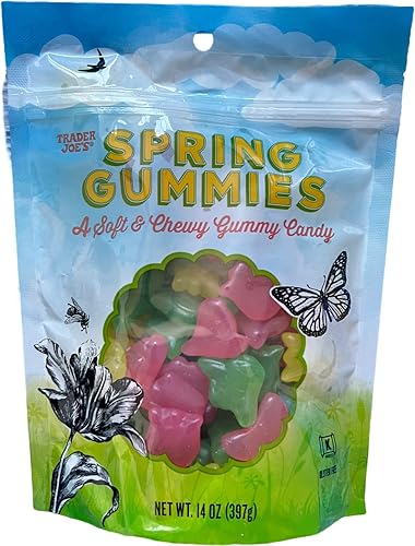 Trader Joe's Spring Gummies Soft Chewy Candy (paquete de 1)